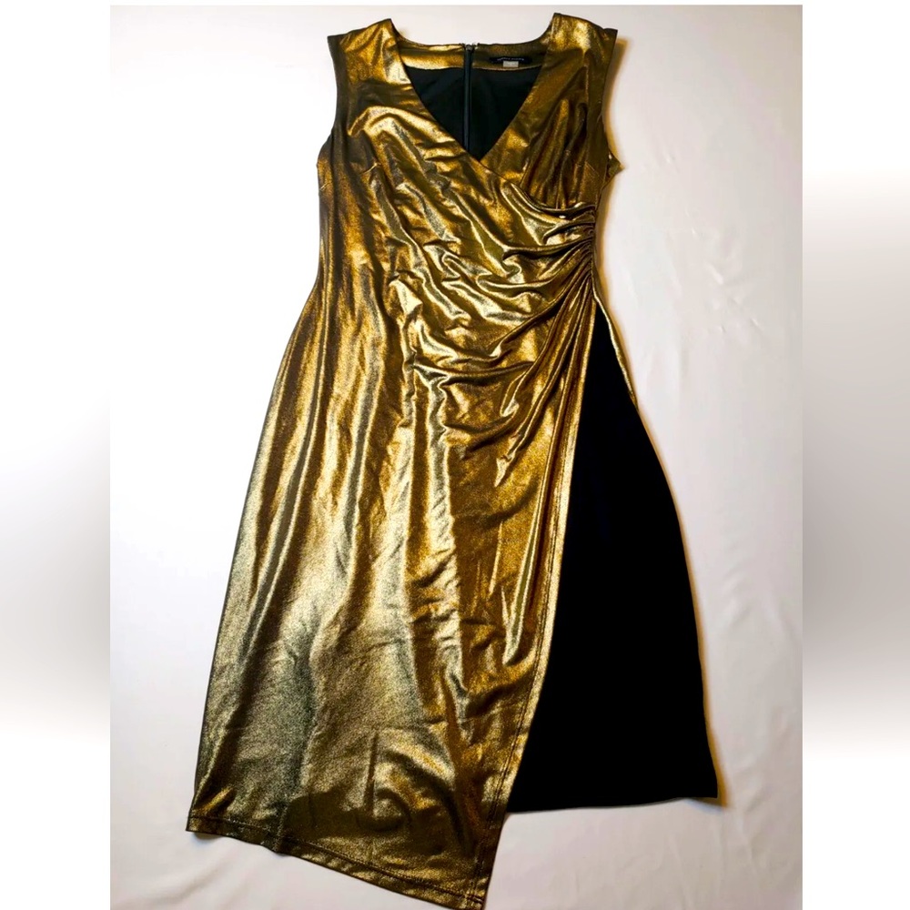 Tommy Hilfiger Gold dress size 2 NWT